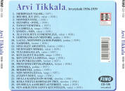 CD109: Arvi Tikkala - Juhlalevy