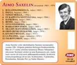 CD 129: Aimo Saxelin - Juhlalevy